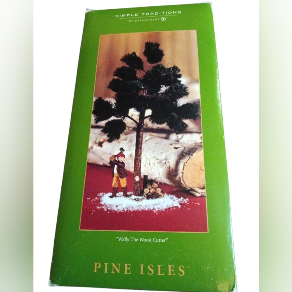 2002 Simple Traditions By Department 56 Wally The Wood Cutter 8.5"T Open Box